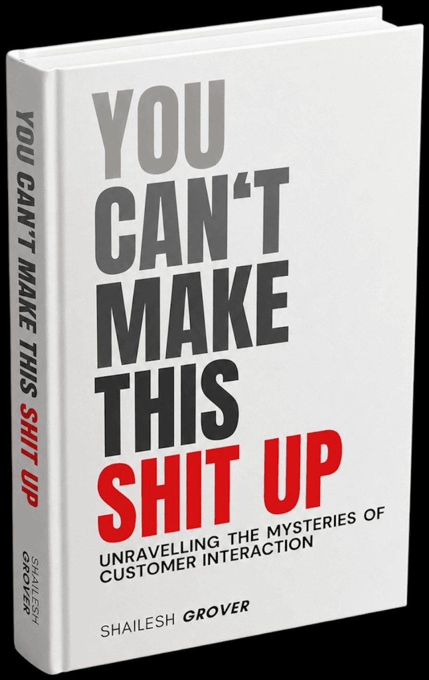 3D render of the hardcover of You Can't Make This Shit Up by Shailesh Grover